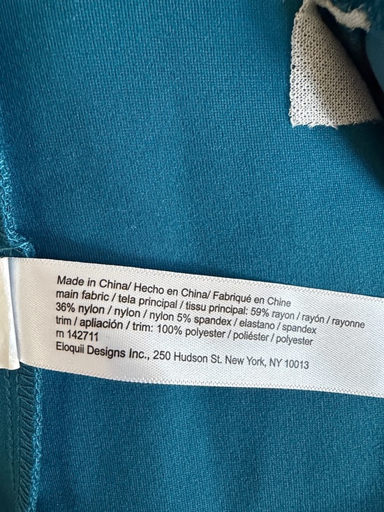 Eloquii The Ultimate Stretch Teal Single-Button Blazer Sz 18 - Picture 12 of 12